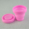 Travel Camping Outdoor Hiking Collapsible Folding Cup 1 X Pink Silicone Portable Telescopic