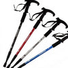 Men Climbing Folding Hiking Sticks Pole Aluminum alloy Walking Trekking Canes nordic walking stick camping equipment