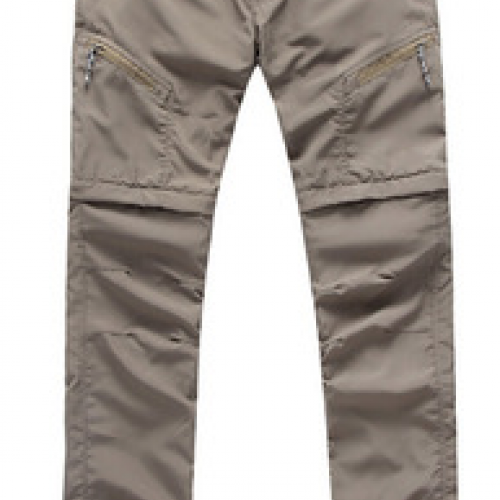 Outdoor quick-drying pants male quick-drying UV-fifth of shorts pants in half Climbing